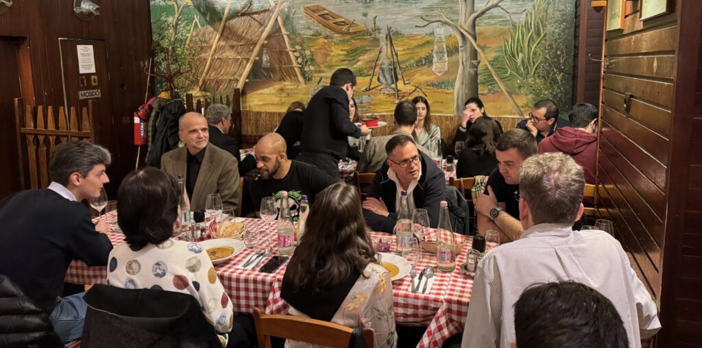 Dinner at a traditional restaurant